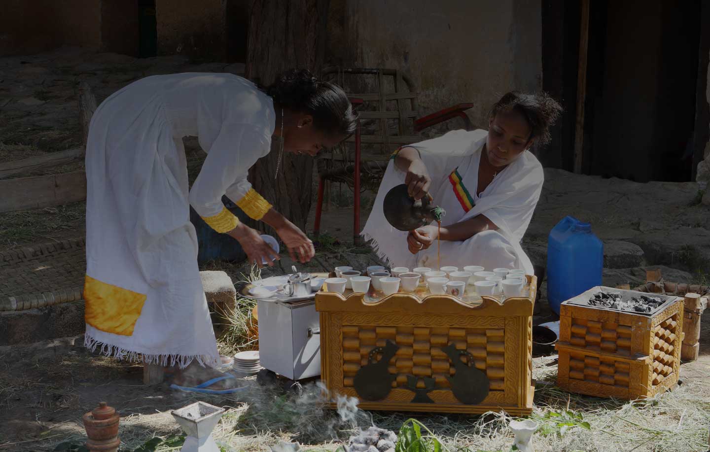 Kaffeceremonien i Eritrea og Etiopien